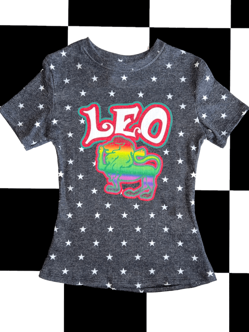 o'mighty LEO STAR POINTELLE TEE