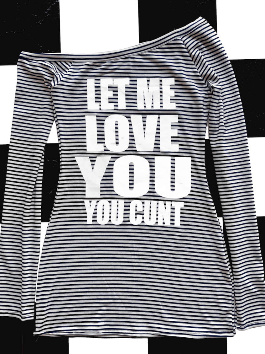 o'mighty LET ME LOVE YOU MINI DRESS