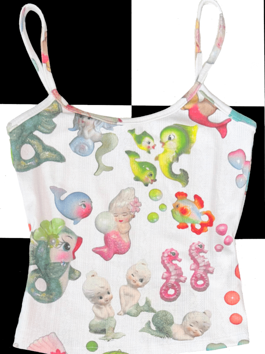 o'mighty LITTLE MERMAID POINTELLE CAMI