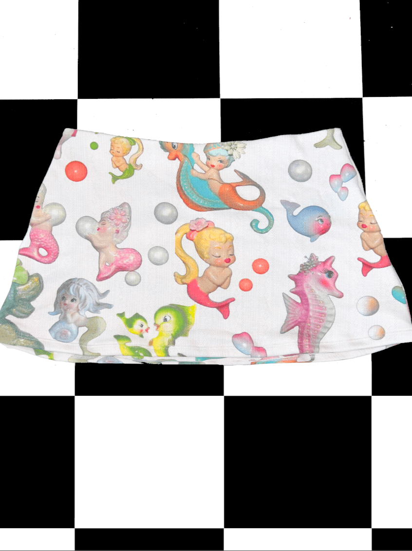 o'mighty LITTLE MERMAID POINTELLE MICRO SKIRT