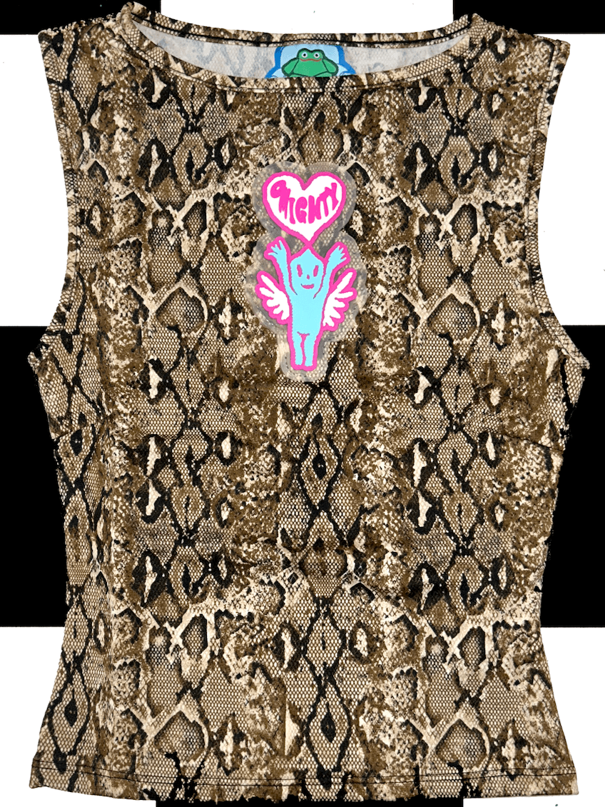 o'mighty LOGO FITTED TANK IN PYTHON