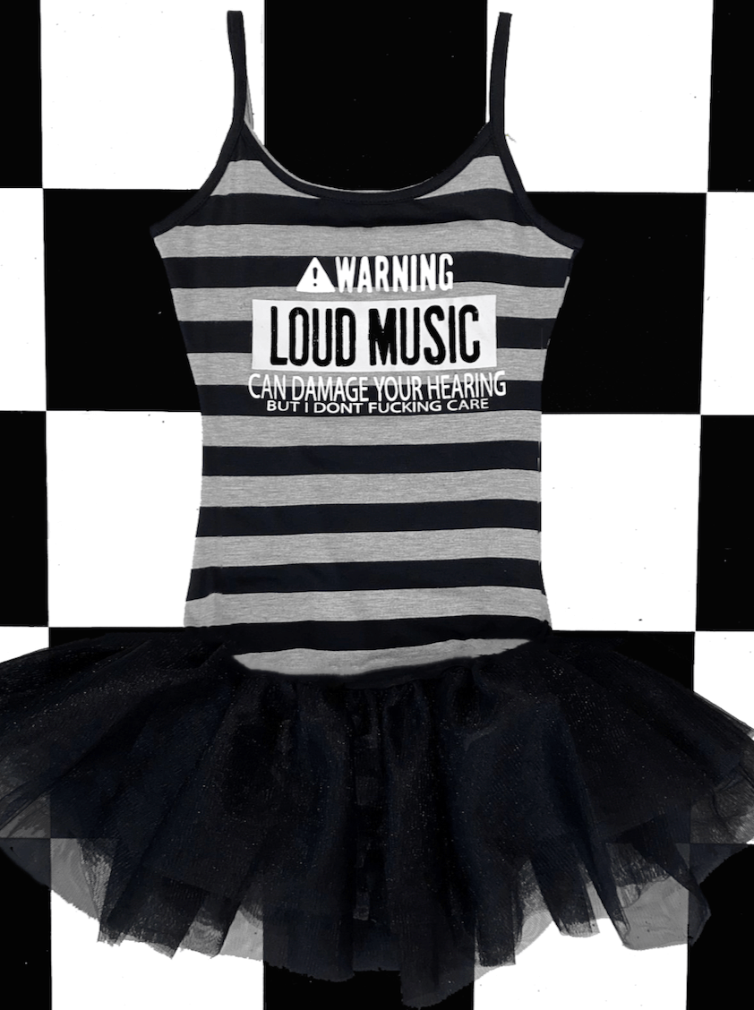 o'mighty LOUD MUSIC TUTU DRESS