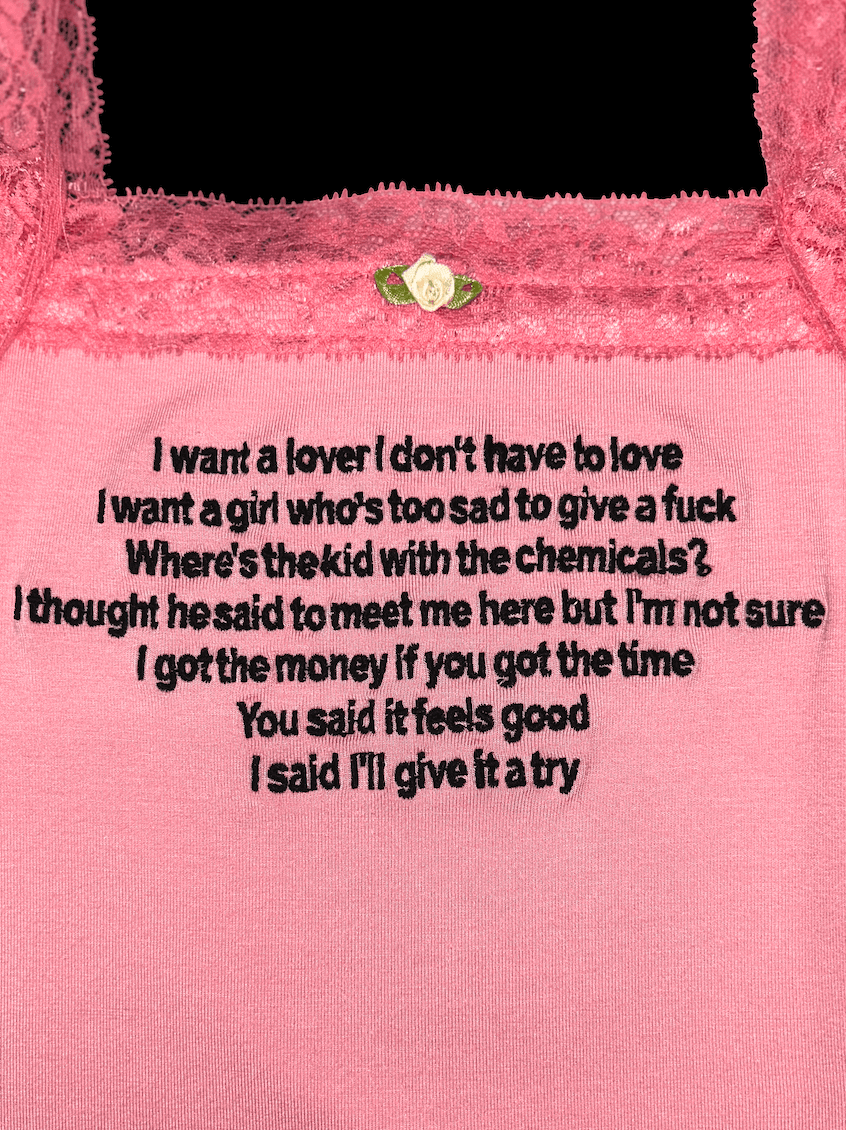 o'mighty LOVER I DONT HAVE TO LOVE IN PINK