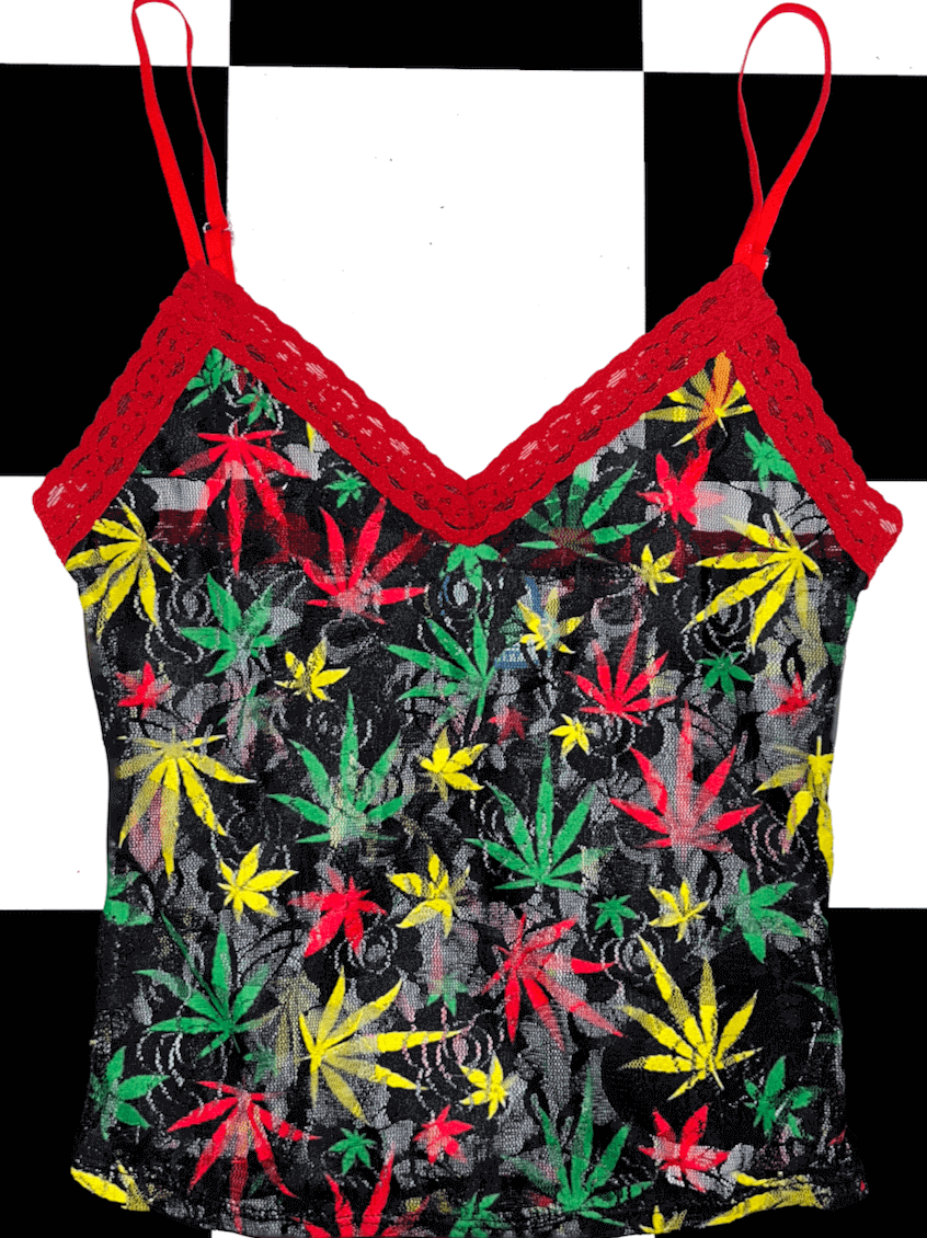 o'mighty MARIJUANA LACE CAMI