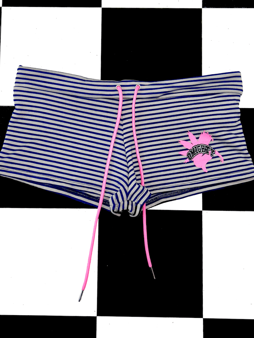 o'mighty MARYJANE BOY SHORT IN NAVY STRIPES