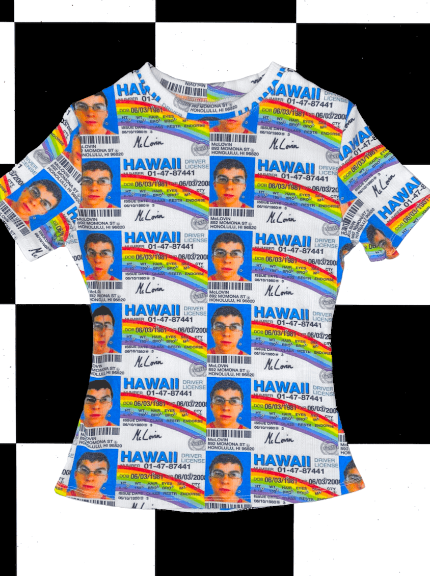 o'mighty MCLOVIN POINTELLE TEE