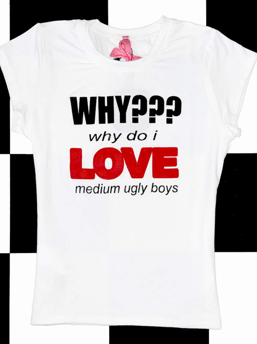 o'mighty MEDIUM UGLY BOYS TEE IN WHITE
