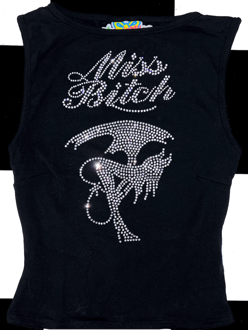 o'mighty MISS BITCH FITTED TANK