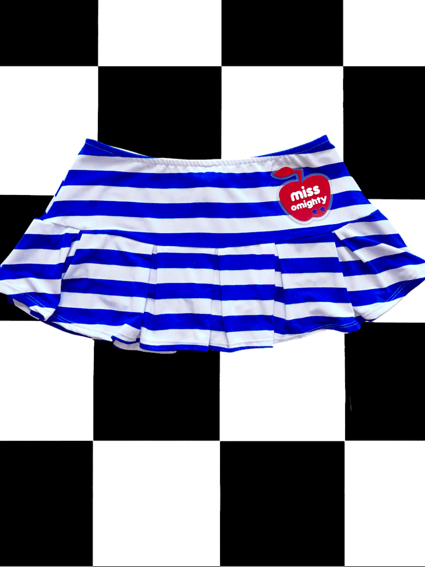 o'mighty MISS OMIGHTY SKORT IN BLUE STRIPES