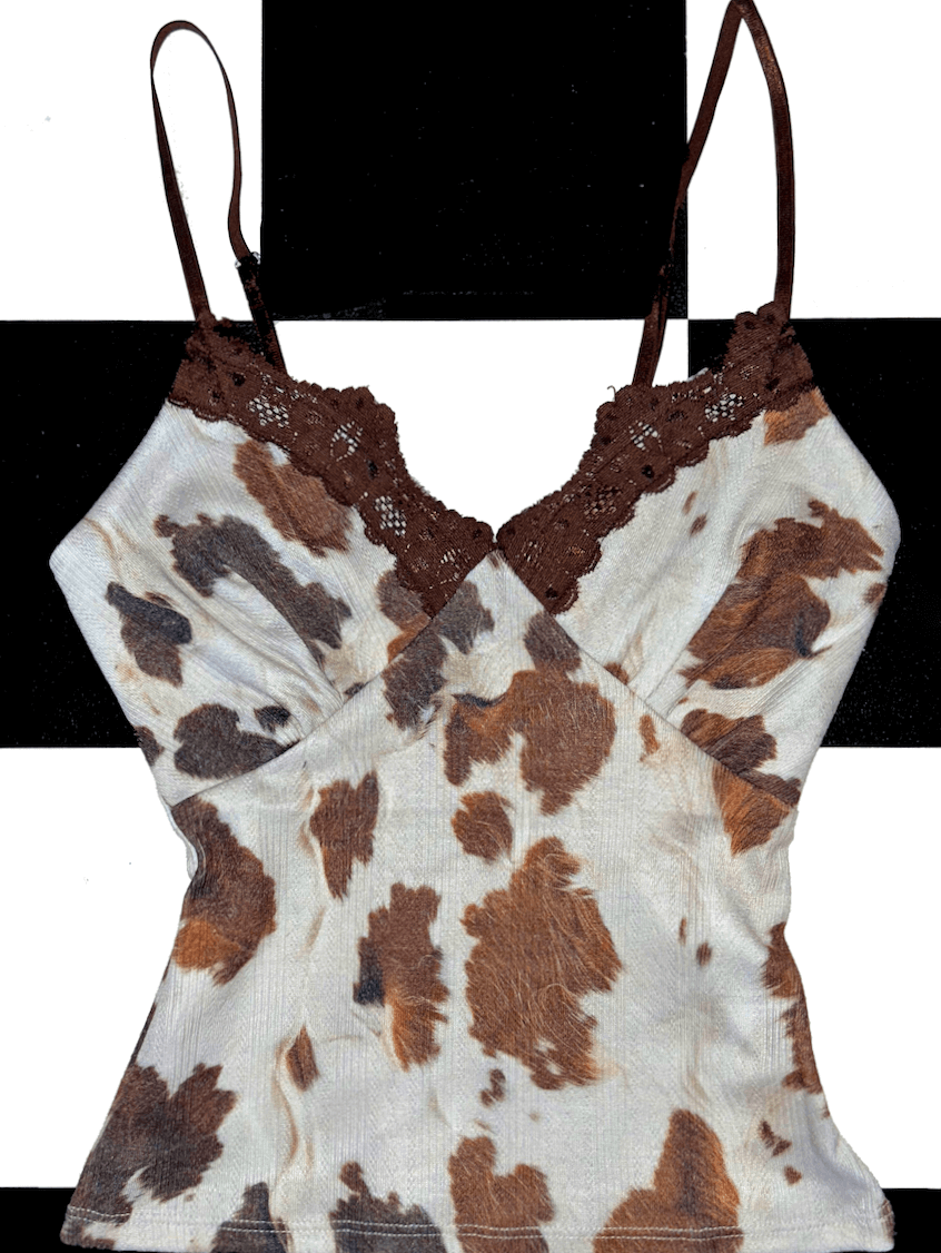 o'mighty MOO MOO POINTELLE CAMI