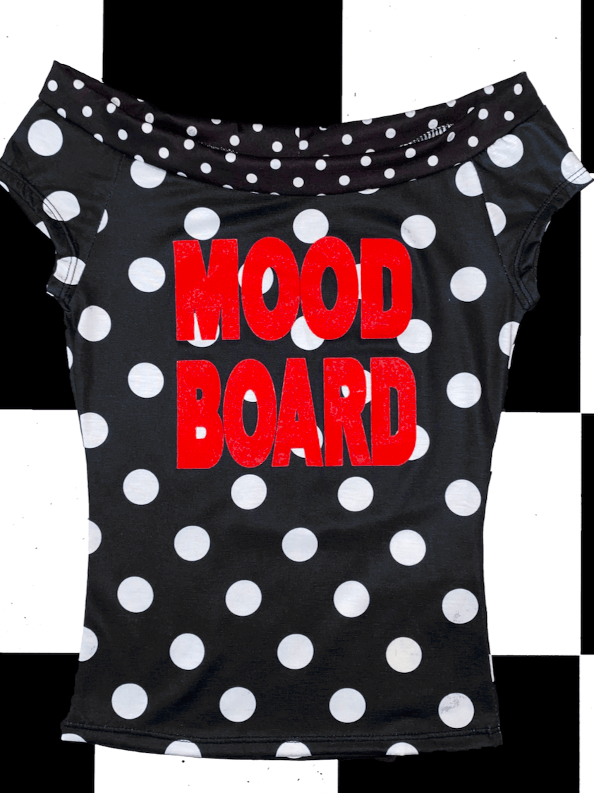 o'mighty MOODBOARD OFF SHOULDER IN BLACK