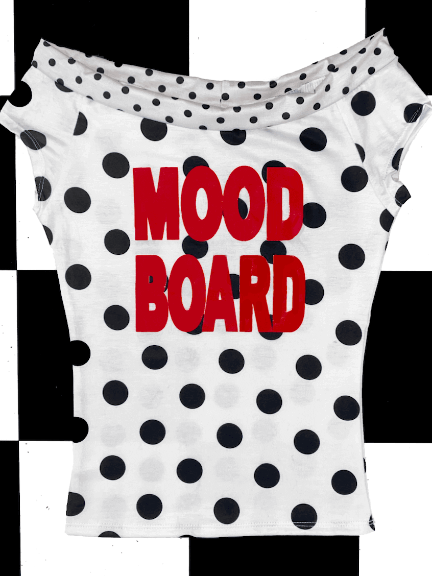 o'mighty MOODBOARD OFF SHOULDER IN WHITE