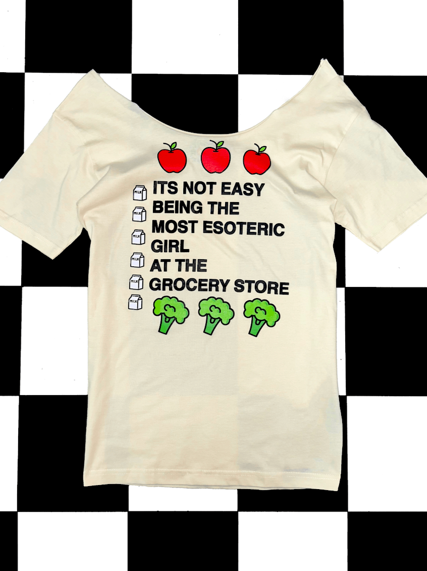 o'mighty MOST ESOTERIC GIRL OVERSIZED TEE