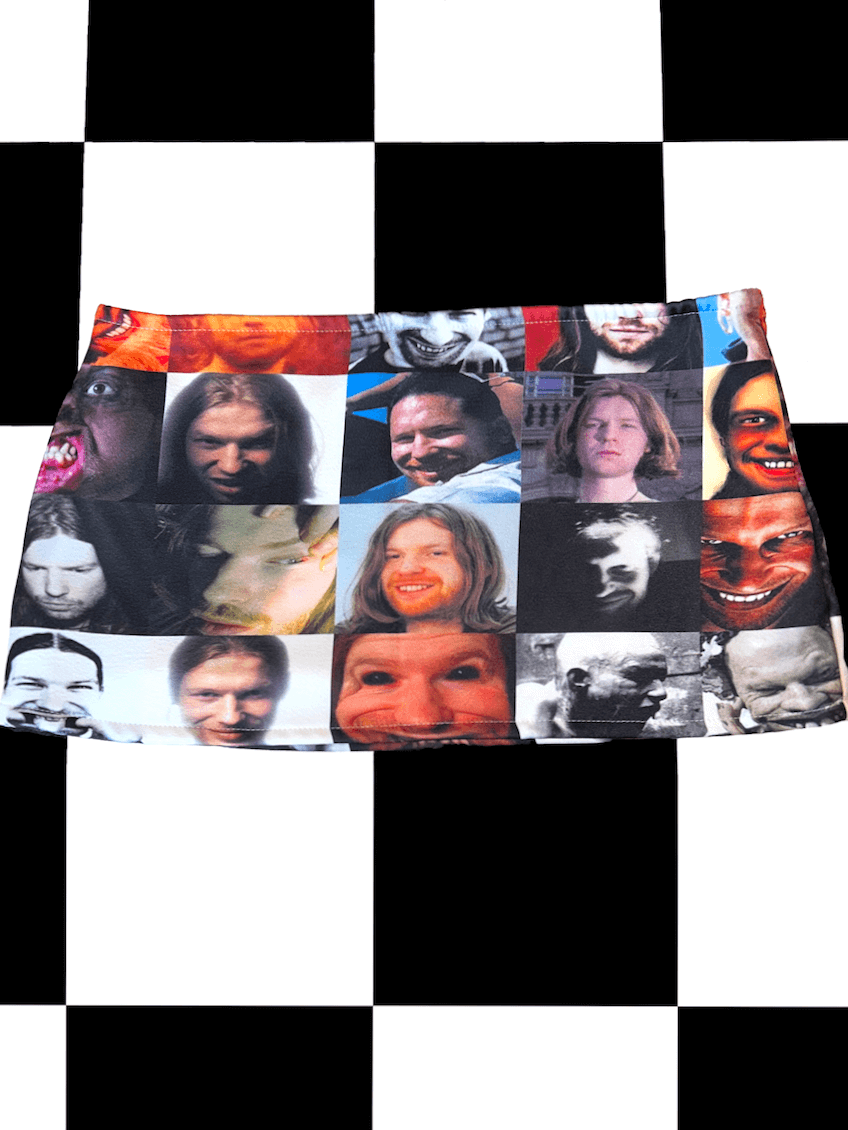 o'mighty MULTI APHEX TWIN SUPER MICRO SKIRT