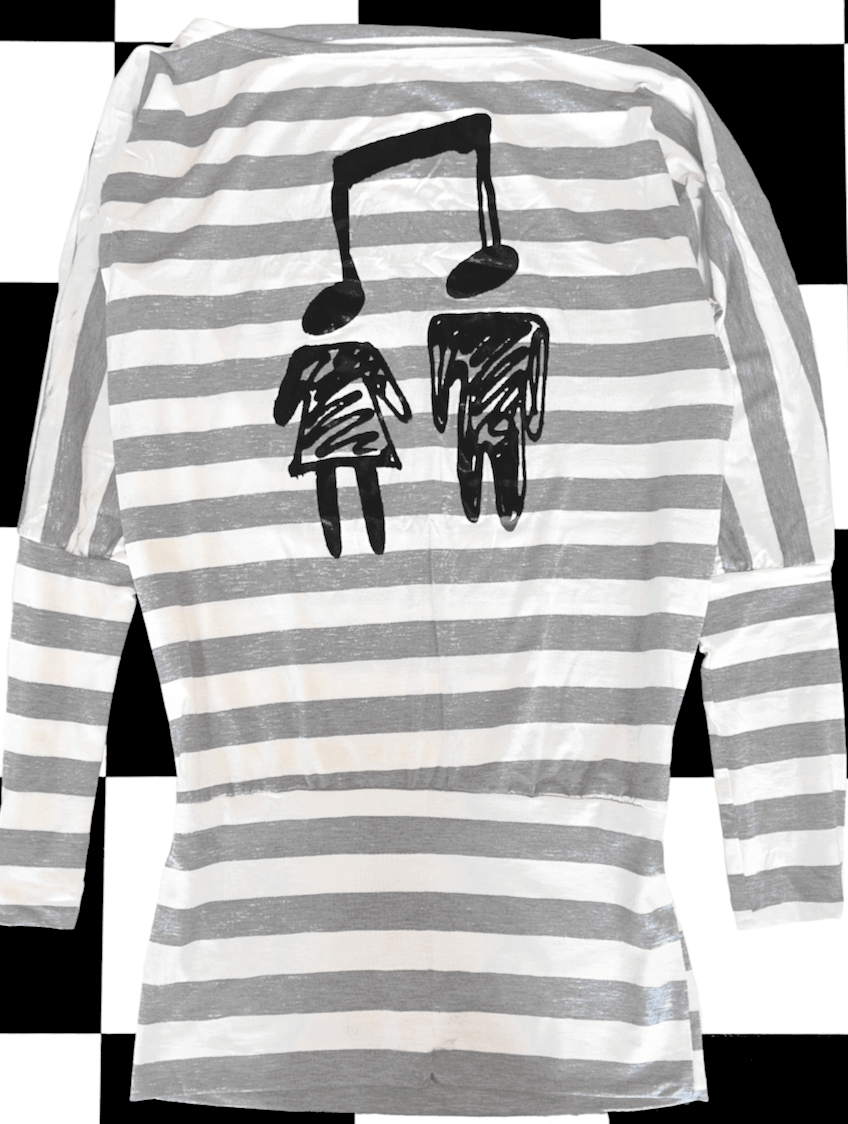 o'mighty MUSIC LOVERS STRIPED DRESS