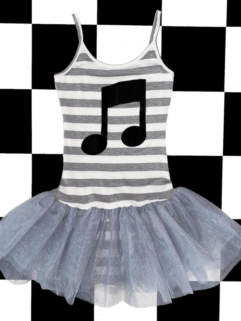 o'mighty MUSIC NOTE TUTU DRESS