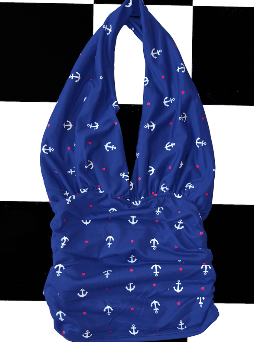 o'mighty NAUTICAL HALTER IN NAVY