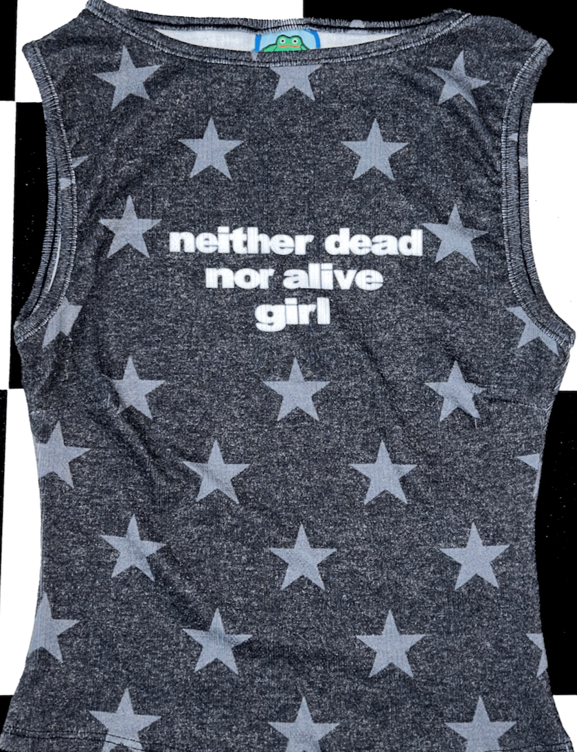 o'mighty NEITHER DEAD NOR ALIVE POINTELLE CAMI