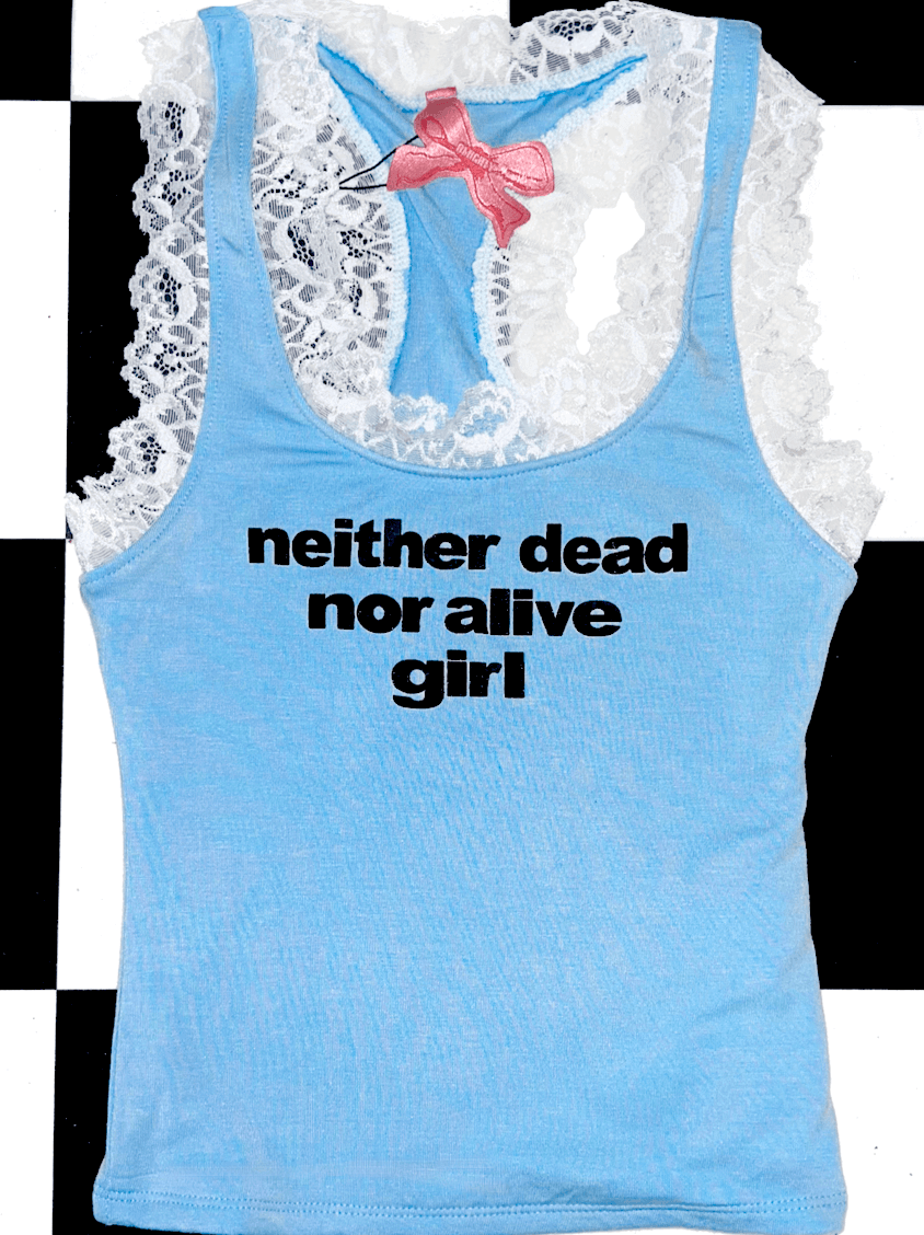 o'mighty NEITHER DEAD NOR ALIVE RACER TANK