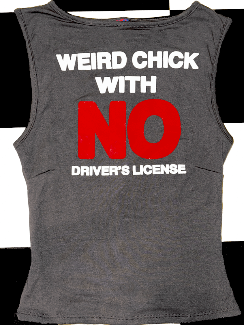 o'mighty NO DRIVERS LICENSE FITTED TANK IN SLATE
