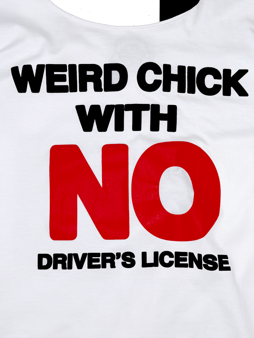 o'mighty NO DRIVERS LICENSE OVERSIZED TEE
