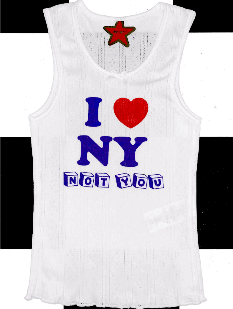 o'mighty NOT YOU POINTELLE CAMI IN WHITE