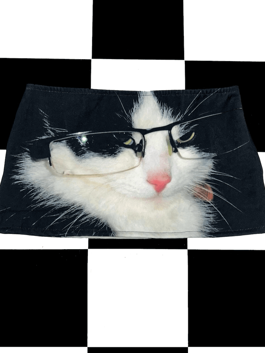 o'mighty OFFICE SIREN KITTY MICRO SKIRT