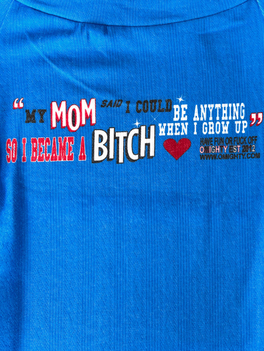 o'mighty OG BITCH POINTELLE BOATNECK