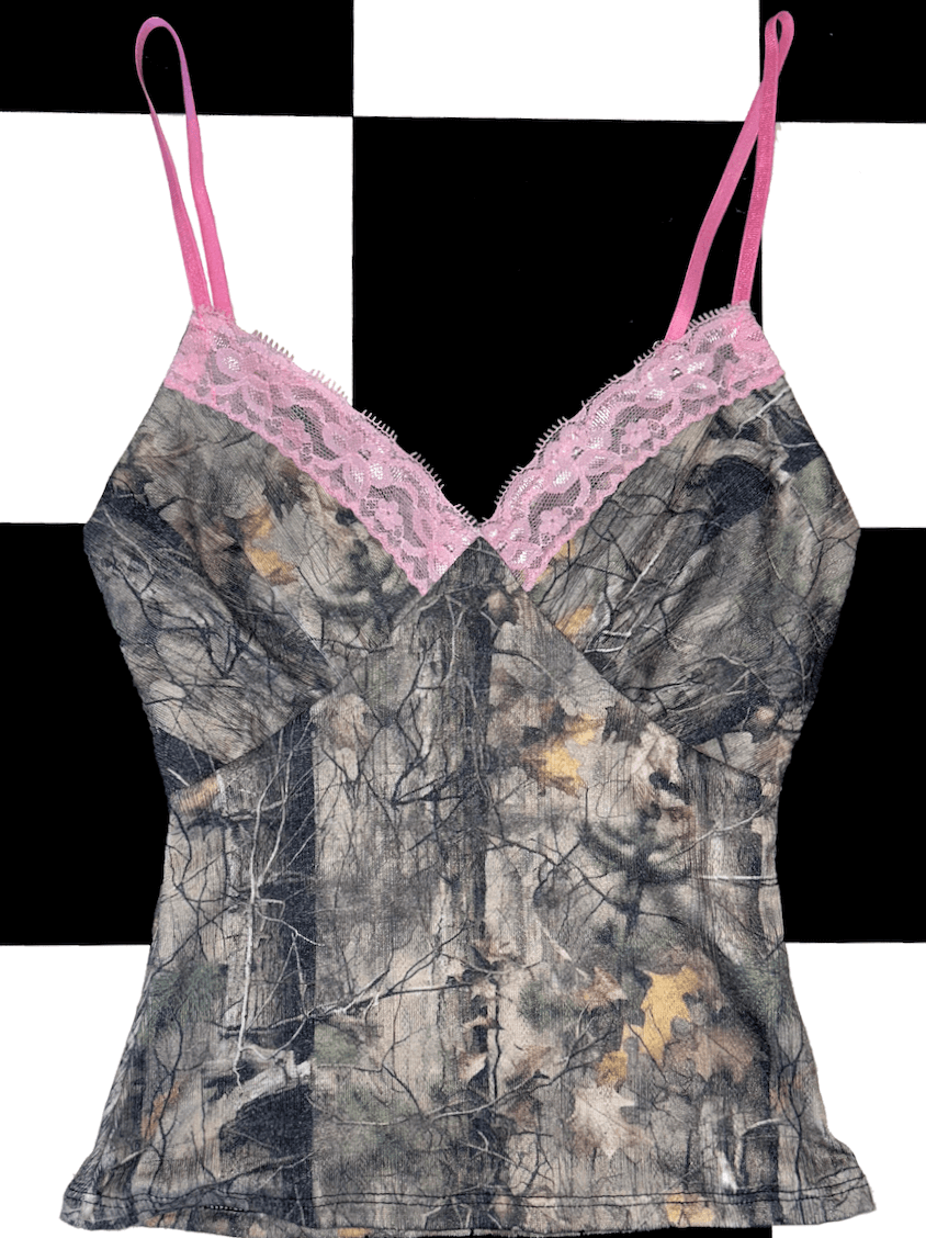 o'mighty OG CAMO POINTELLE CAMI
