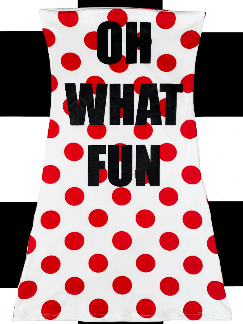 o'mighty OH WHAT FUN POLKA DRESS