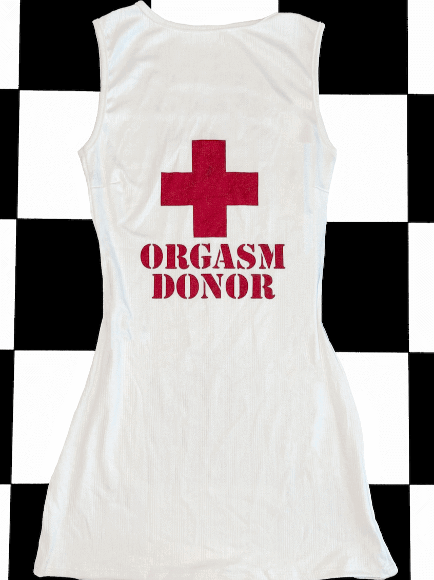 o'mighty ORGASM DONOR POINTELLE DRESS