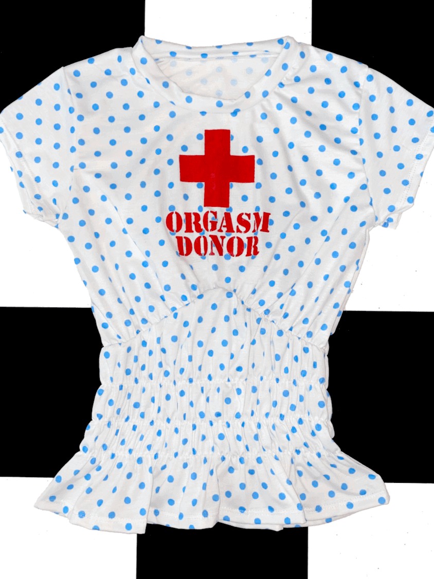 o'mighty ORGASM DONOR SCRUNCHIE TOP