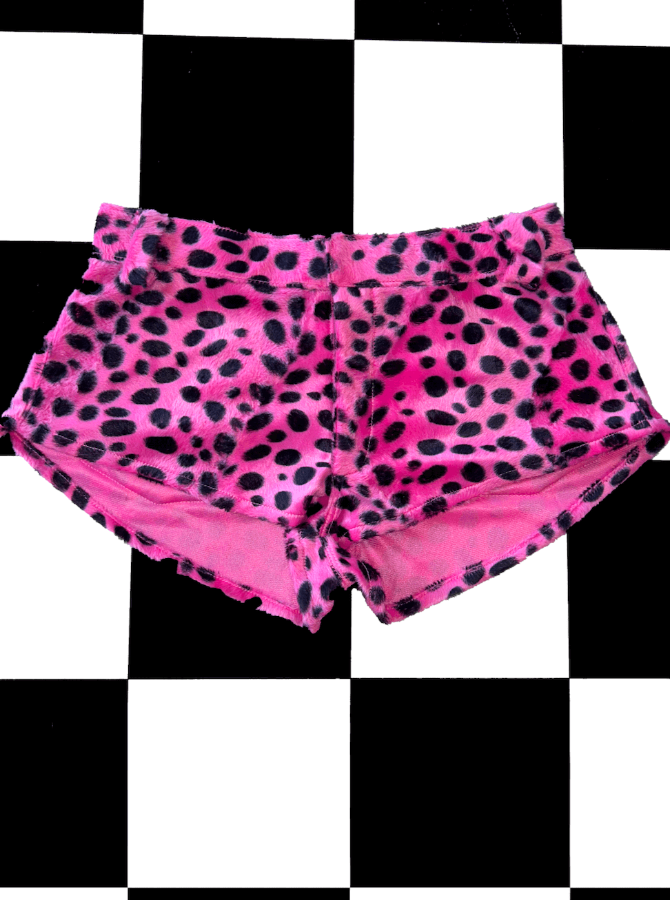 o'mighty PINK DALMATIAN BOOTY SHORT