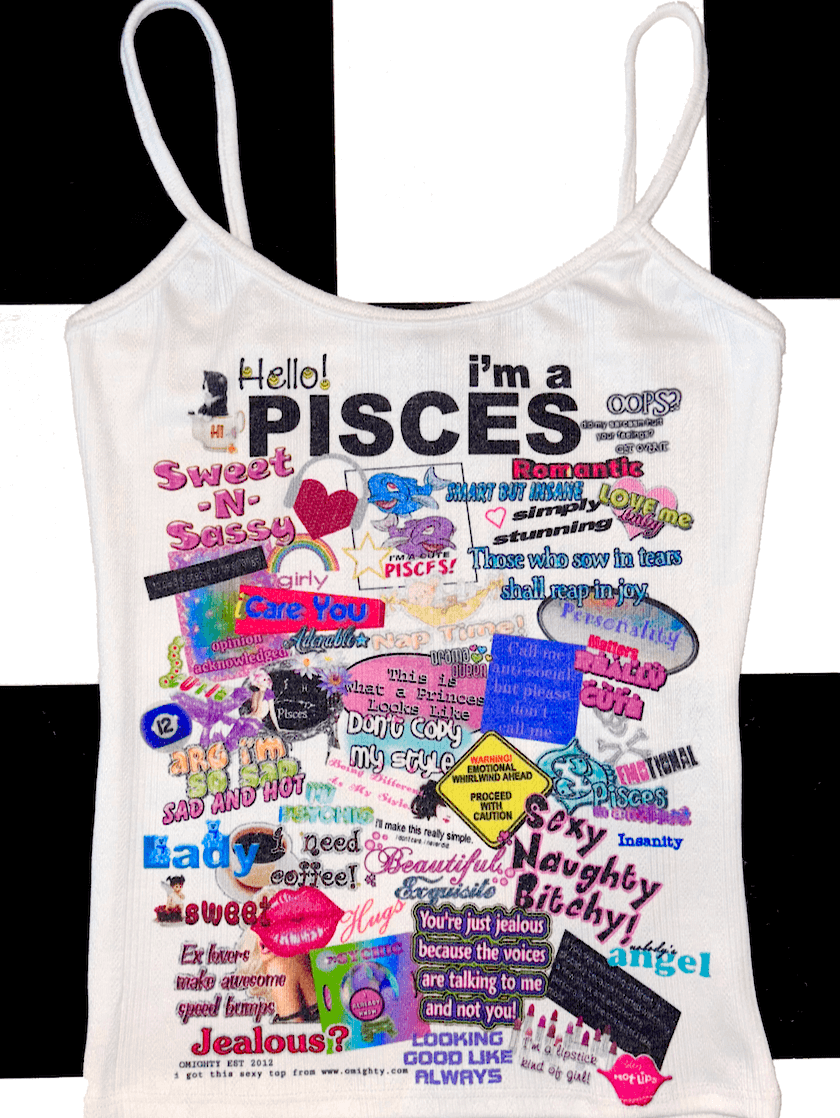 o'mighty PISCES POINTELLE CAMI