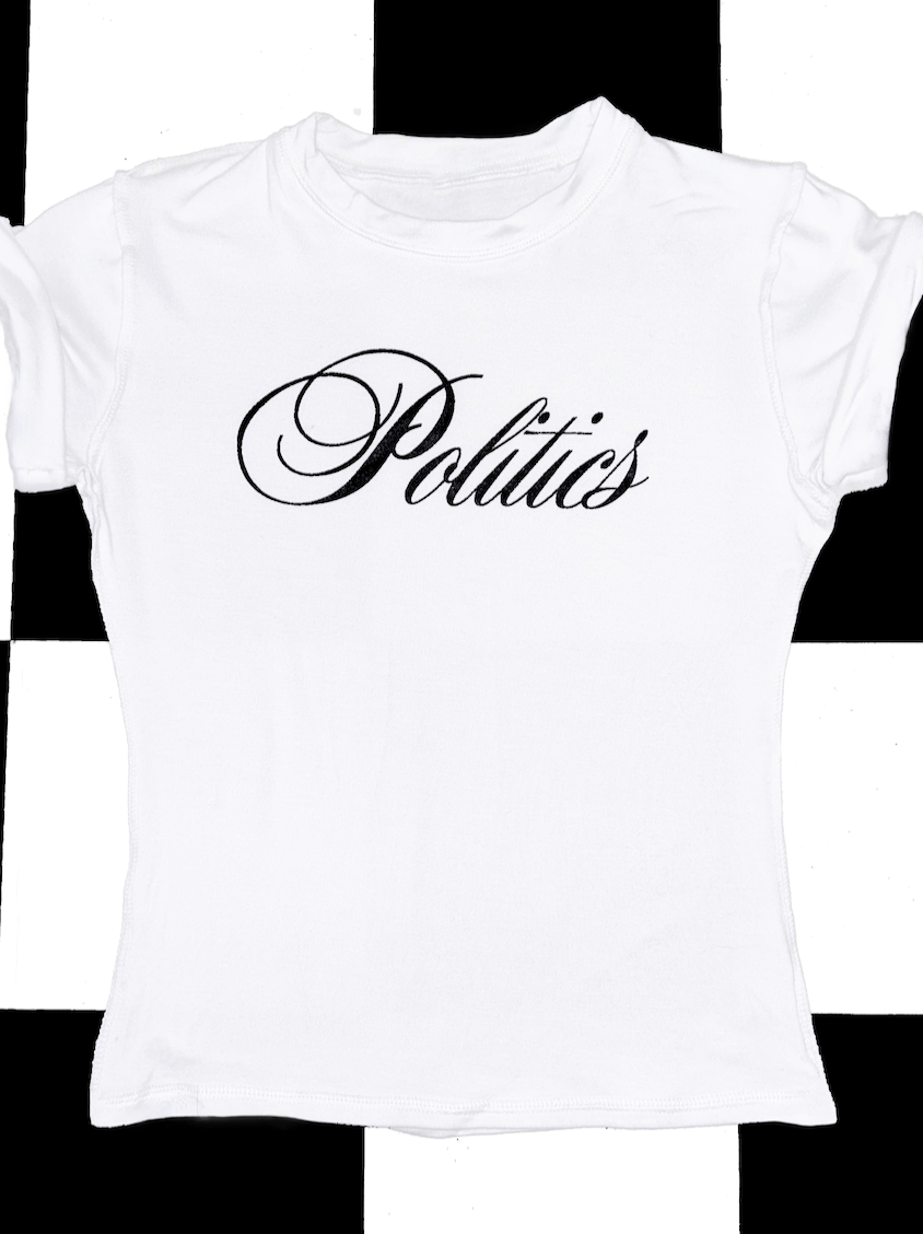 o'mighty POLITICS BABY TEE