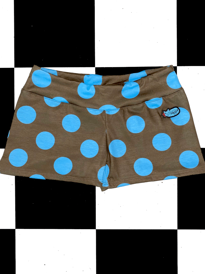 o'mighty POLKA BOYSHORT IN MOCHA