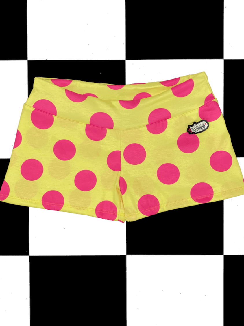 o'mighty POLKA BOYSHORT IN YELLOW