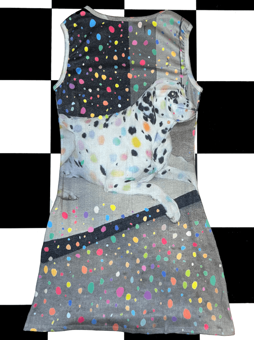 o'mighty POLKA DOG POINTELLE DRESS
