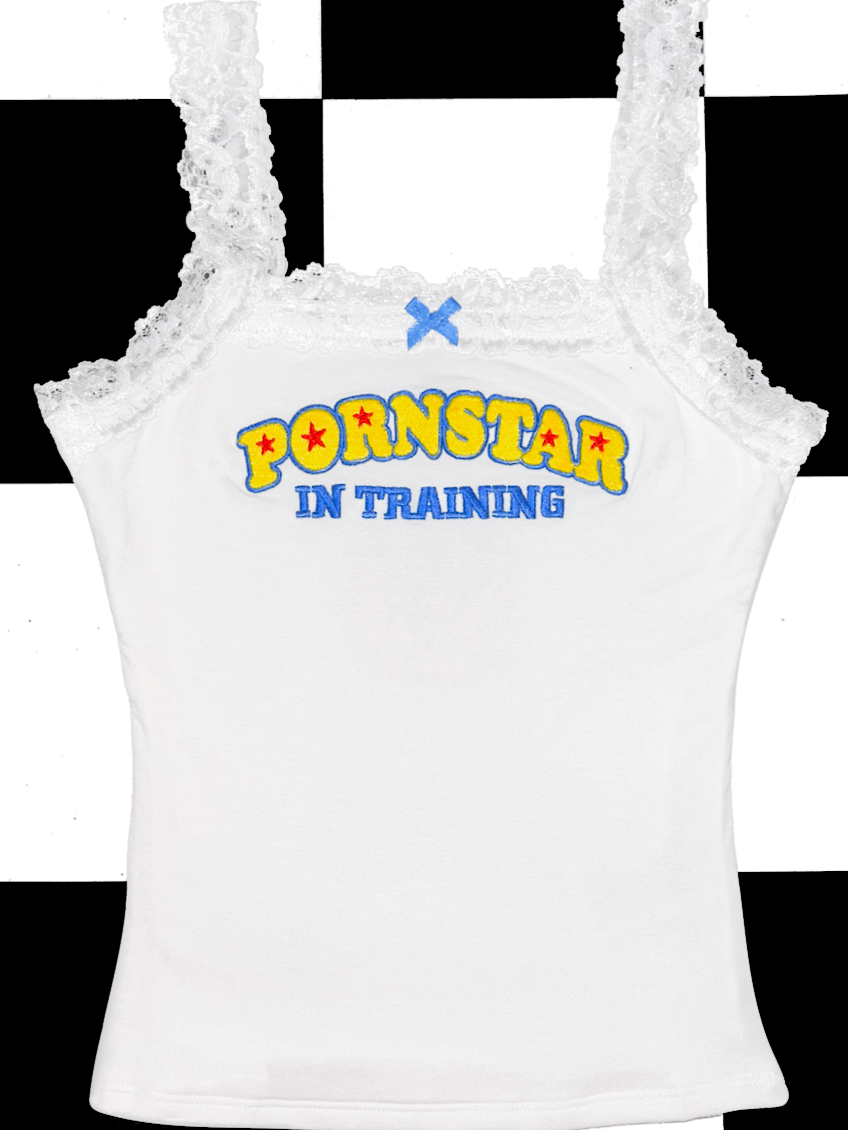 o'mighty PORNSTAR IN TRAINING LACE CAMI