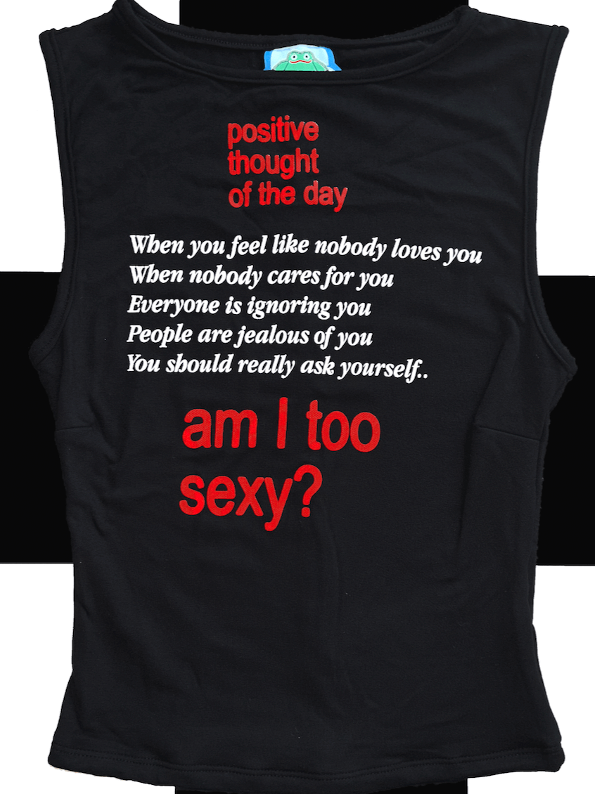 o'mighty POSITIVE THOUGHTS FITTED TANK