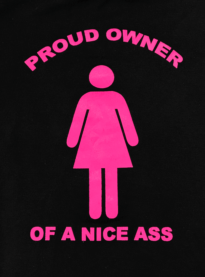 o'mighty PROUD OWNER BABY TEE IN BLACK