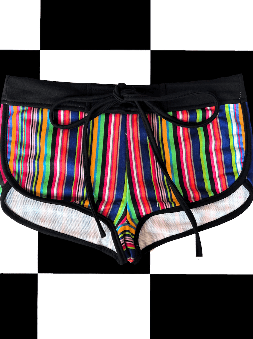 o'mighty RAINBOW STRIPED SHORT