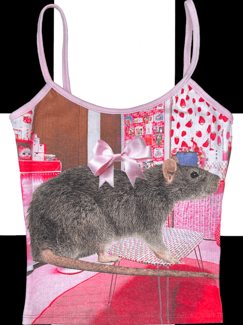 o'mighty RAT BF POINTELLE CAMI