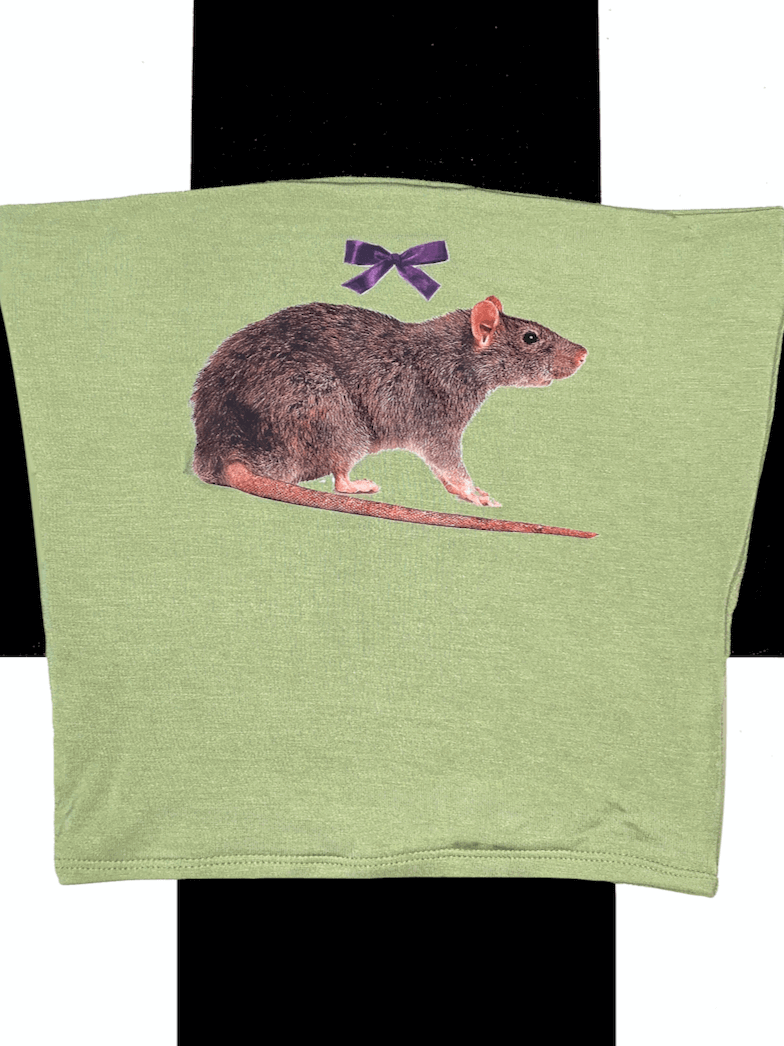 o'mighty RAT BOOB TUBE IN MOSS