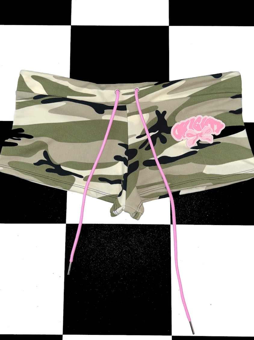 o'mighty RIBBON BOY SHORT IN LIGHT CAMO