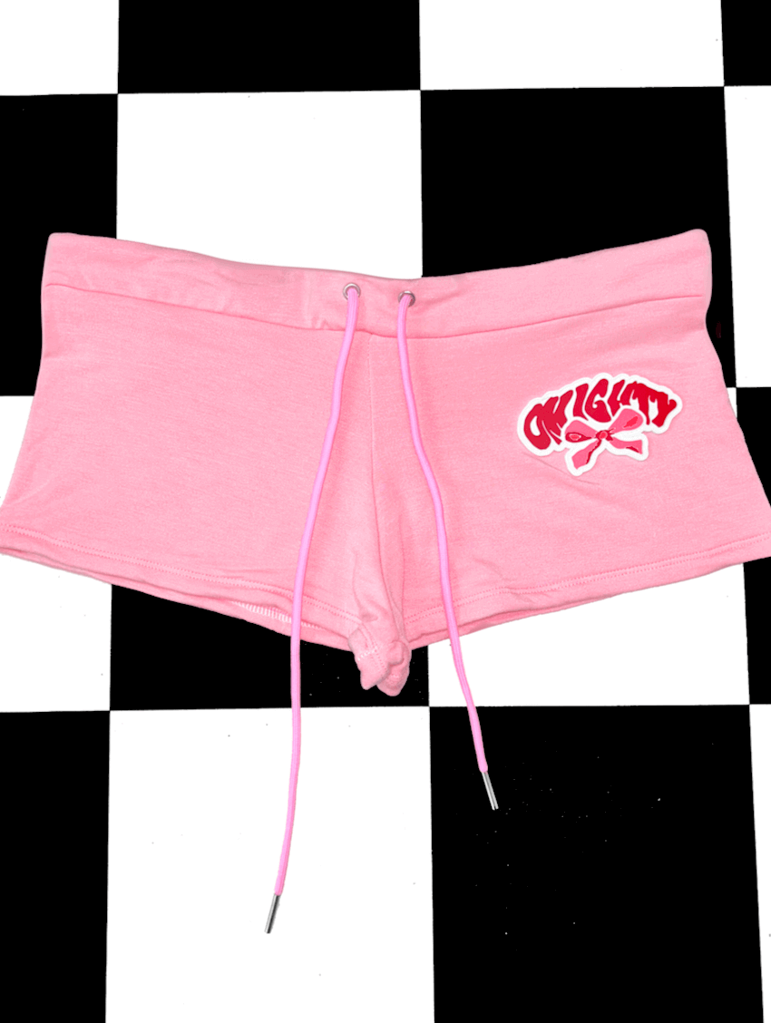o'mighty RIBBON BOY SHORT IN PINK