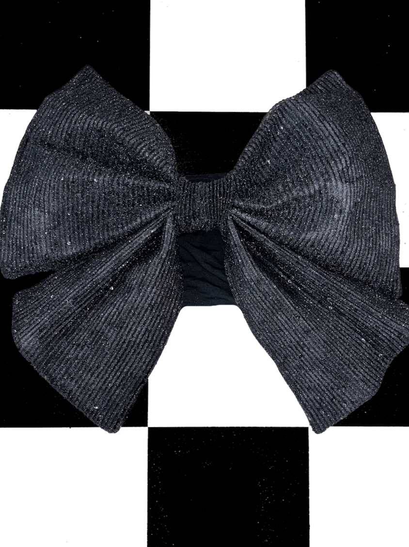 o'mighty RIBBON TIDDIES IN BLACK SHIMMER