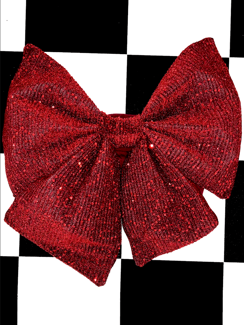 o'mighty RIBBON TIDDIES IN RED SHIMMER