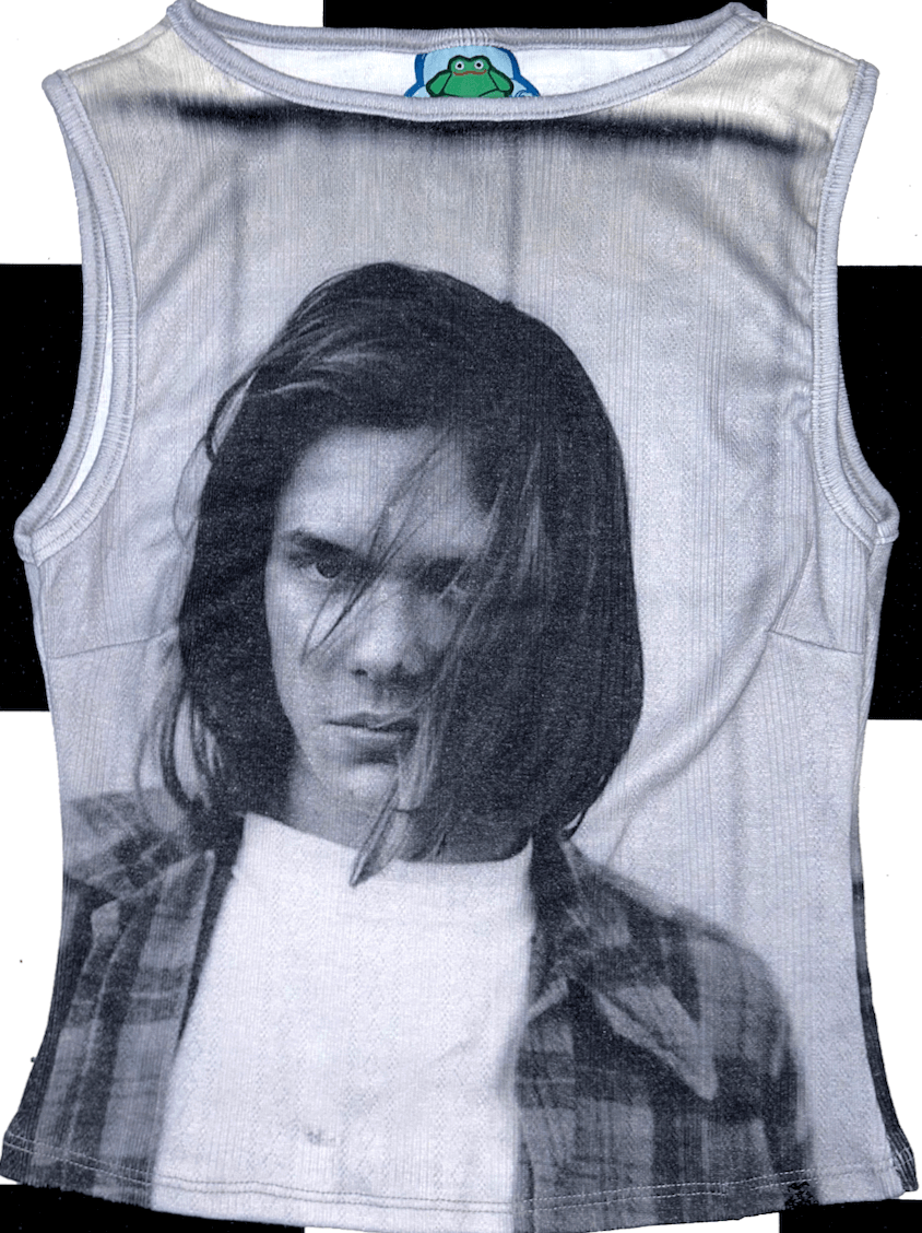 o'mighty RIVER PHOENIX POINTELLE CAMI