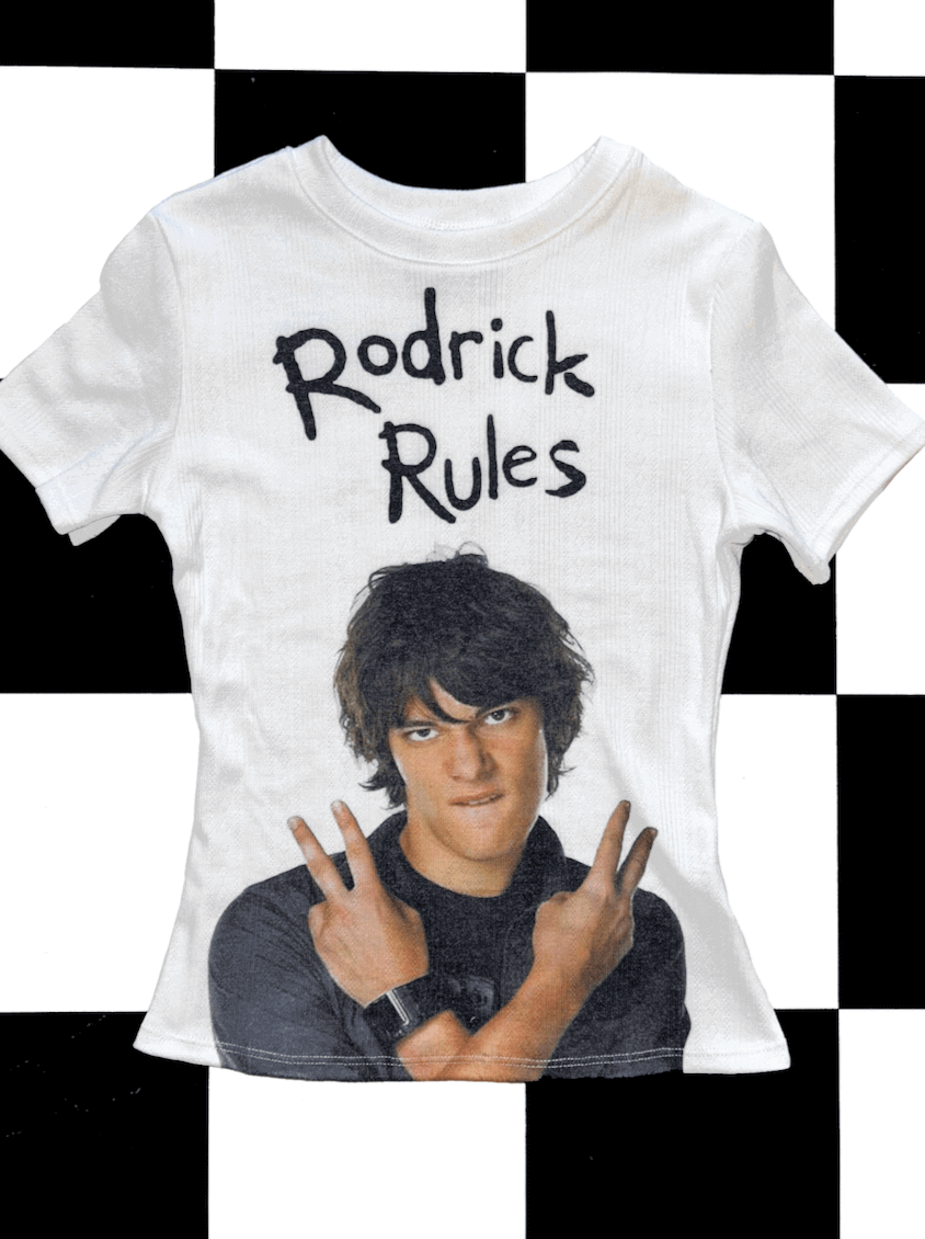 o'mighty RODRICK RULES POINTELLE TEE
